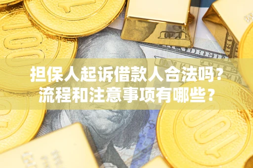 济南担保人起诉借款人合法吗？流程和注意事项有哪些？