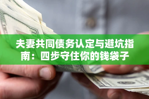 济南夫妻共同债务认定与避坑指南：四步守住你的钱袋子