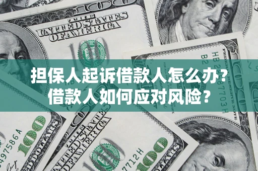 济南担保人起诉借款人怎么办？借款人如何应对风险？